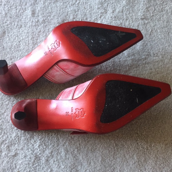 NWOT Umberto Mancini western style mules - Picture 6 of 8